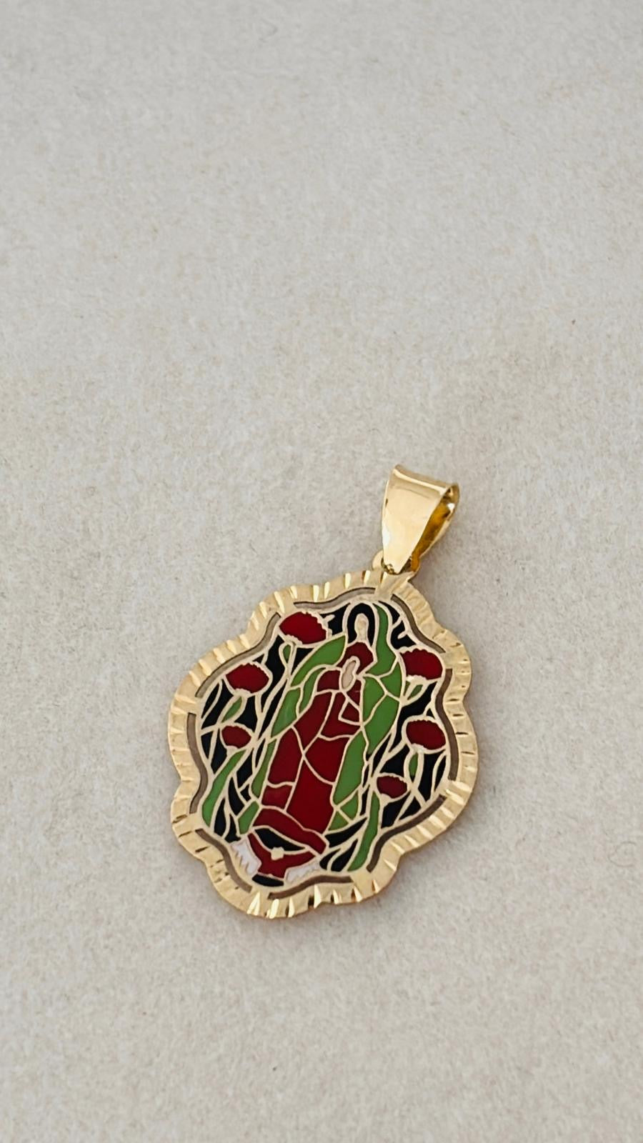 Virgen de Guafalupe 14k