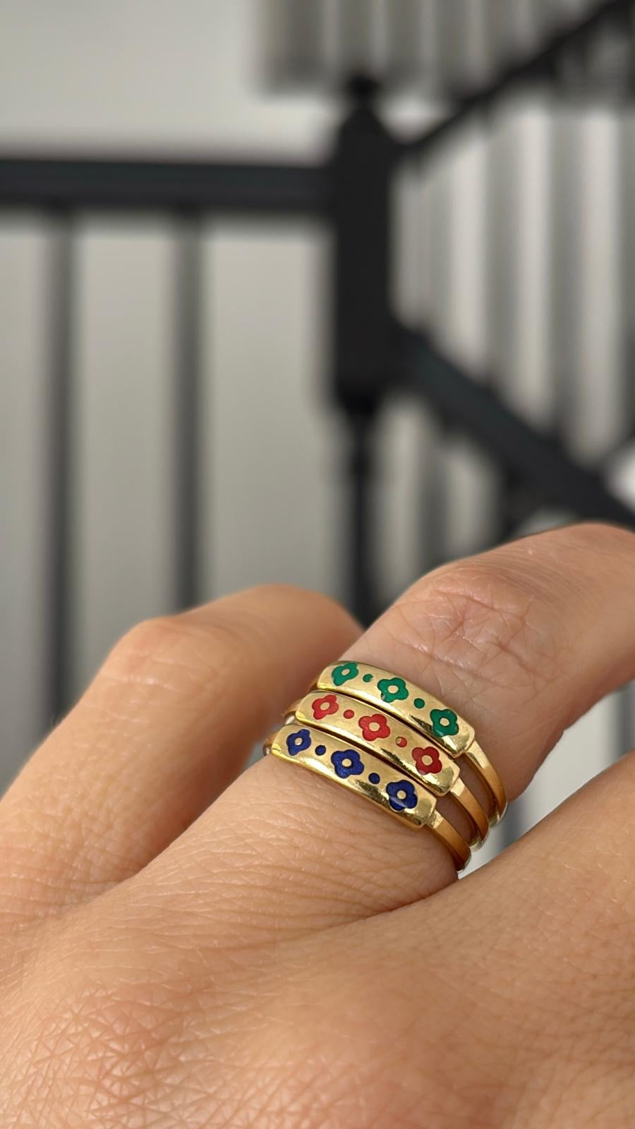 Anillo triple 10k