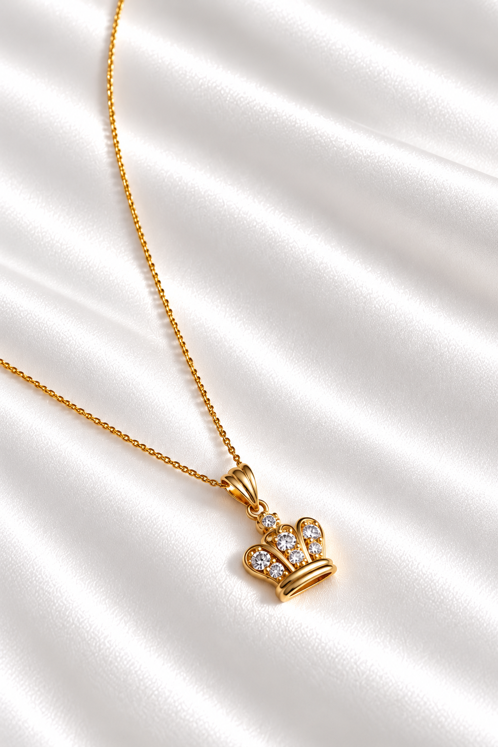 Dije de Corona de 10k – 10k Gold Crown Pendant
