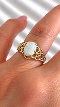Anillo con Ópalo de 14k