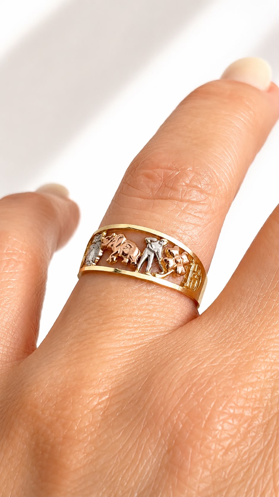 Anillo de la Suerte de 10k