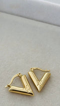 Argollas V 14k