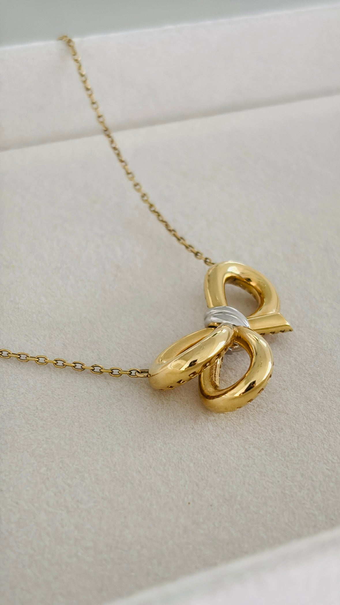 Cadena Lazo 14k