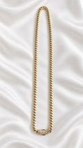 Cadena estilo Mónaco de 10k