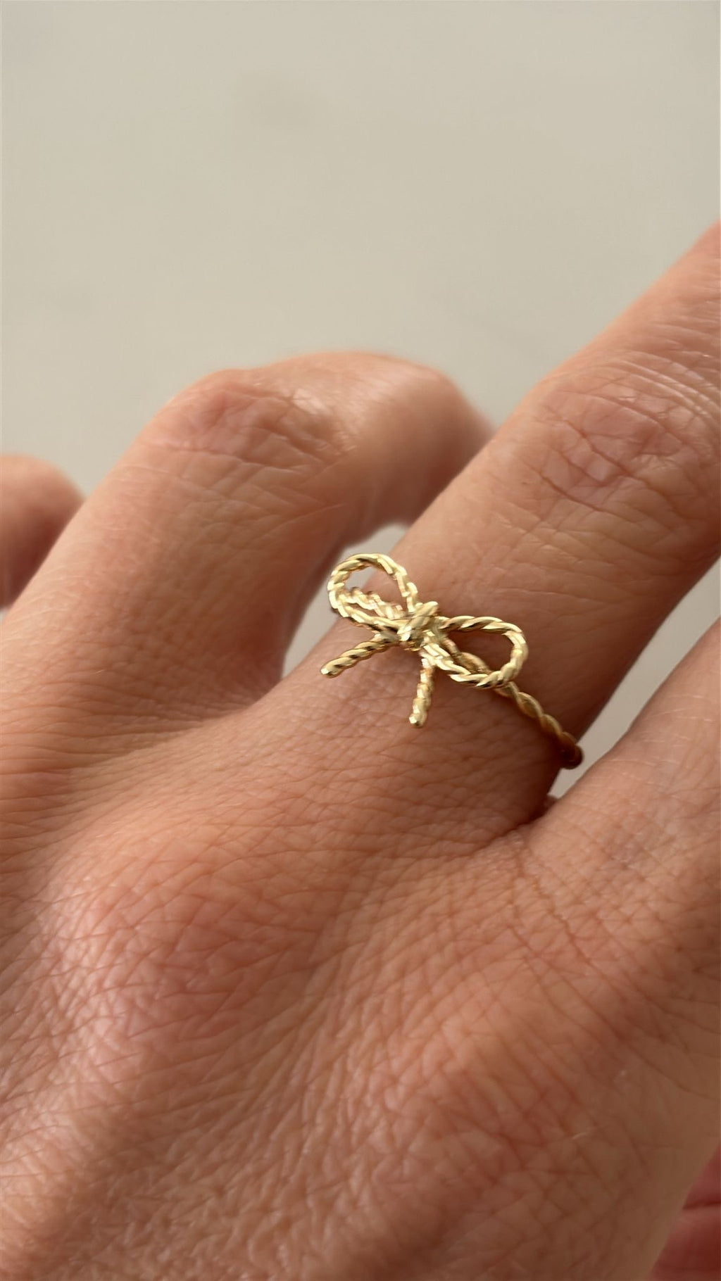 Anillo de Lazo 14k