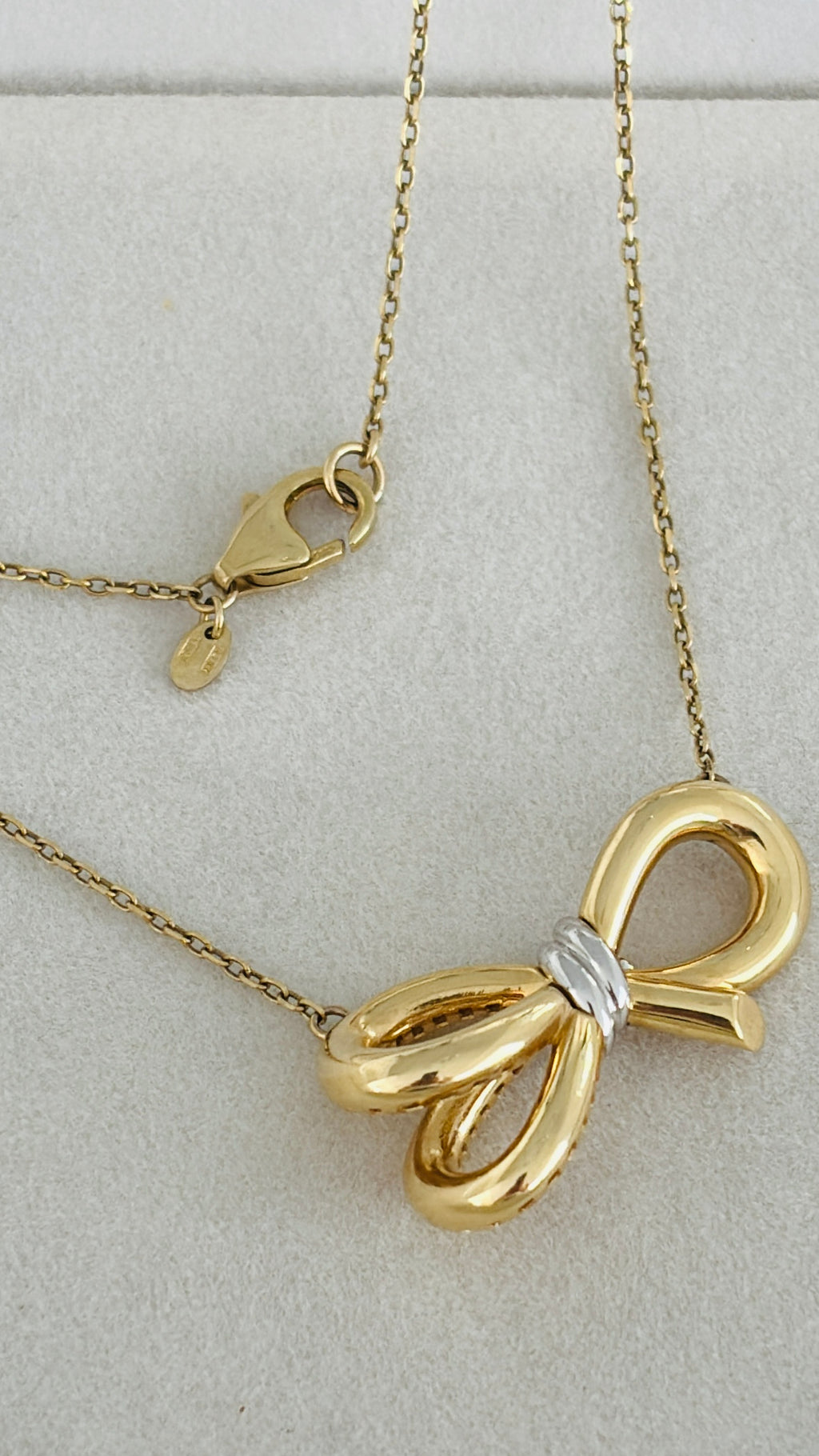 Cadena Lazo 14k
