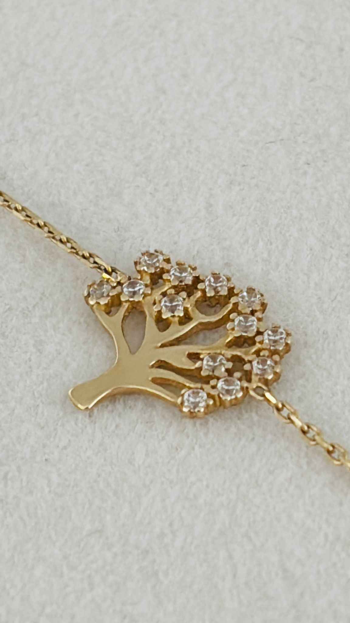 Pulsera de Árbol  de la vida 14k
