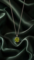 Cadena de Plata con Peridot
