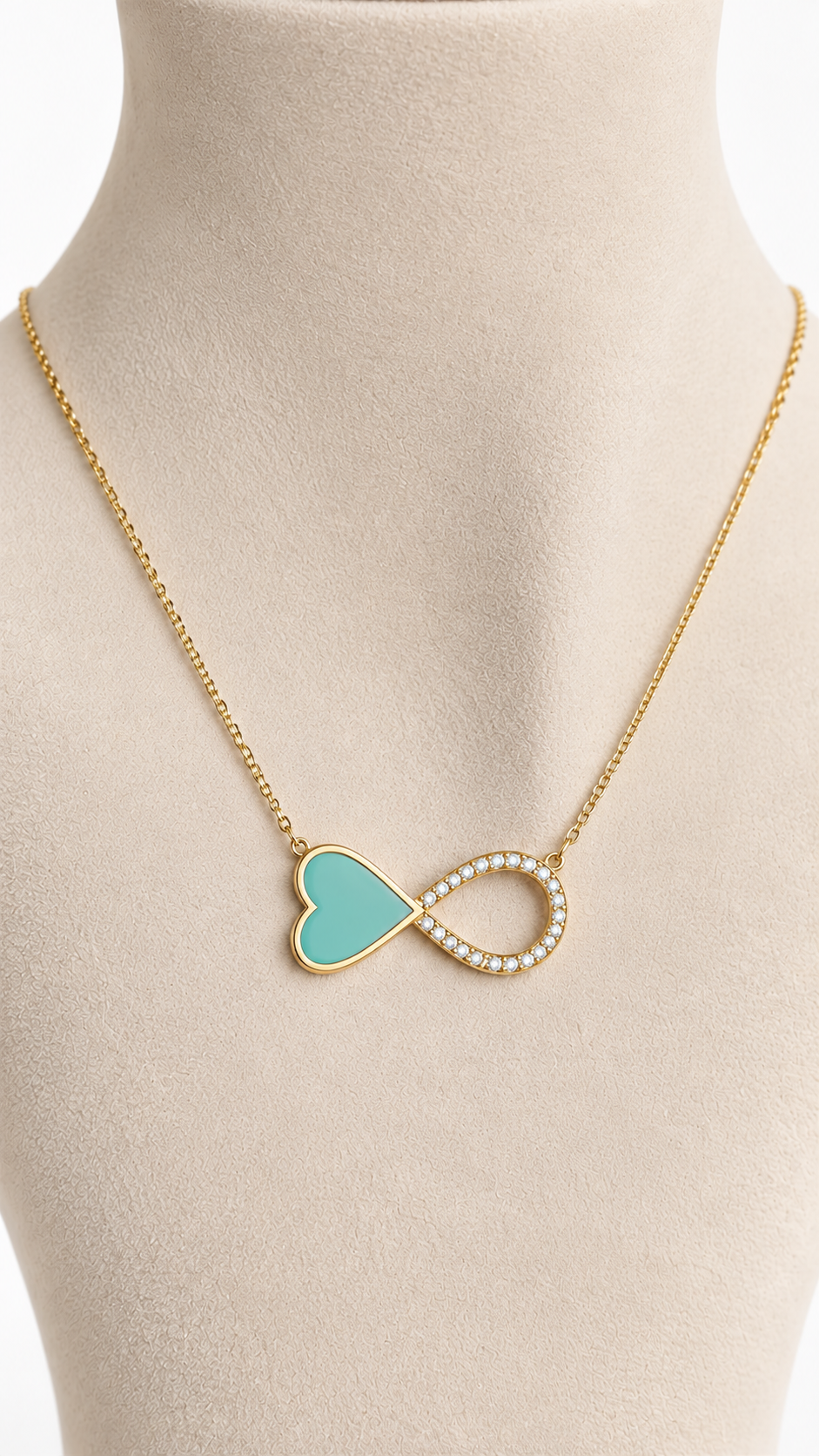 Cadena con Dije de Infinito de 14k – 14k Gold Infinity Pendant Necklace