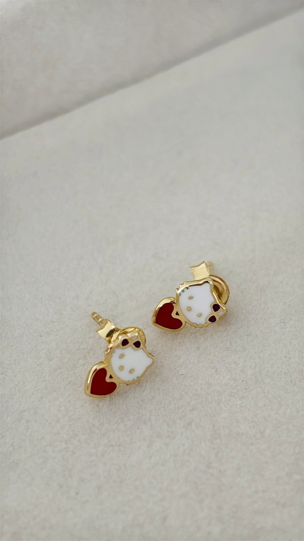 Aretes Hello Kitty 10k