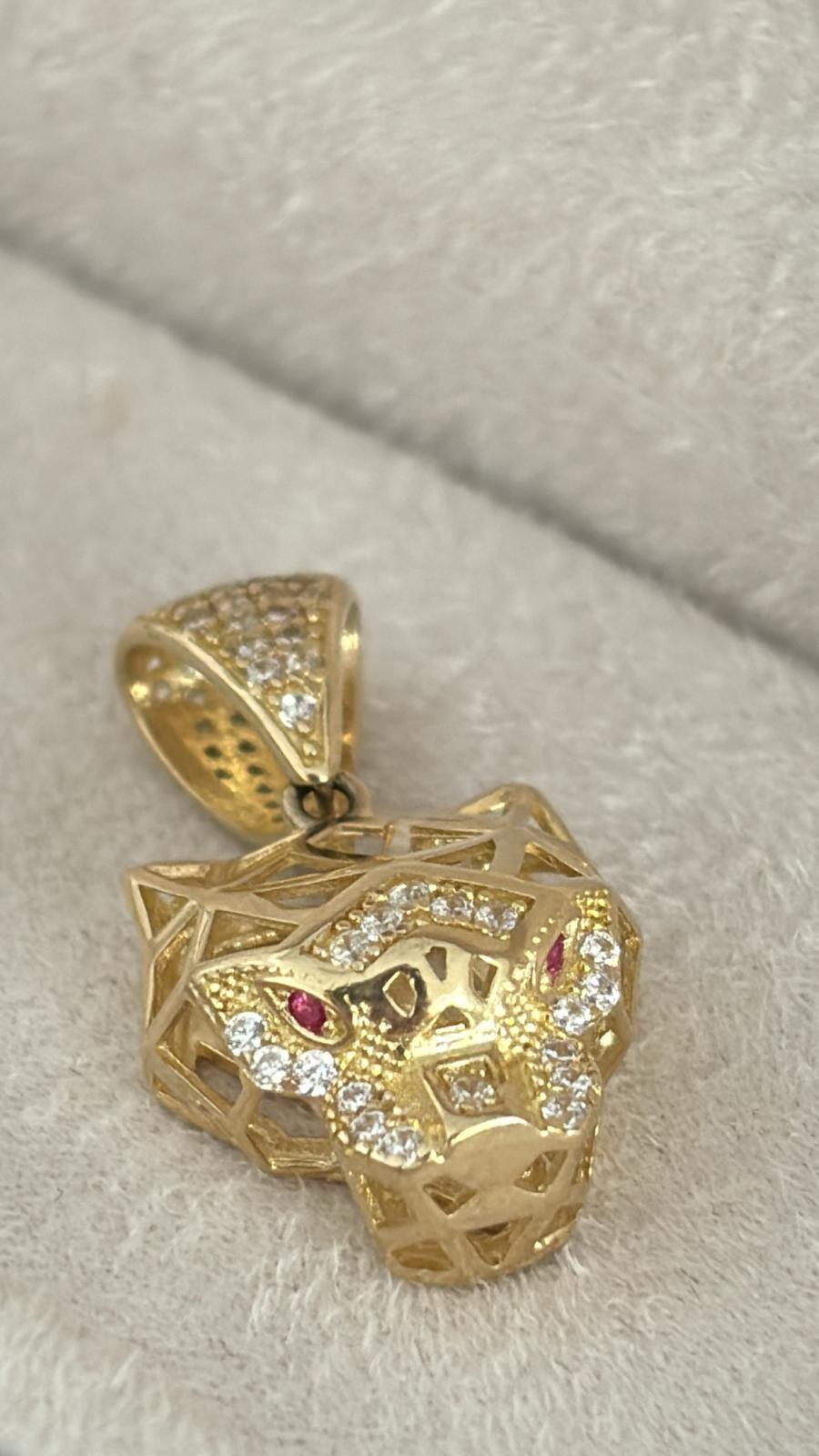 Dije de pantera carti 14k