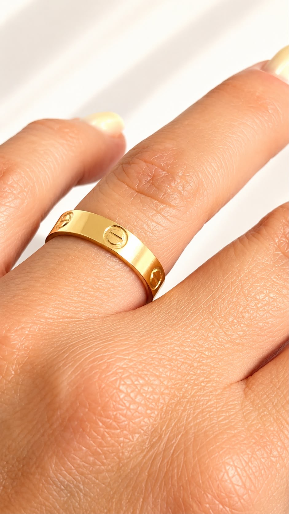 Anillo sólido Carti de 14k
