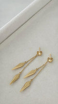 Aretes en 14k