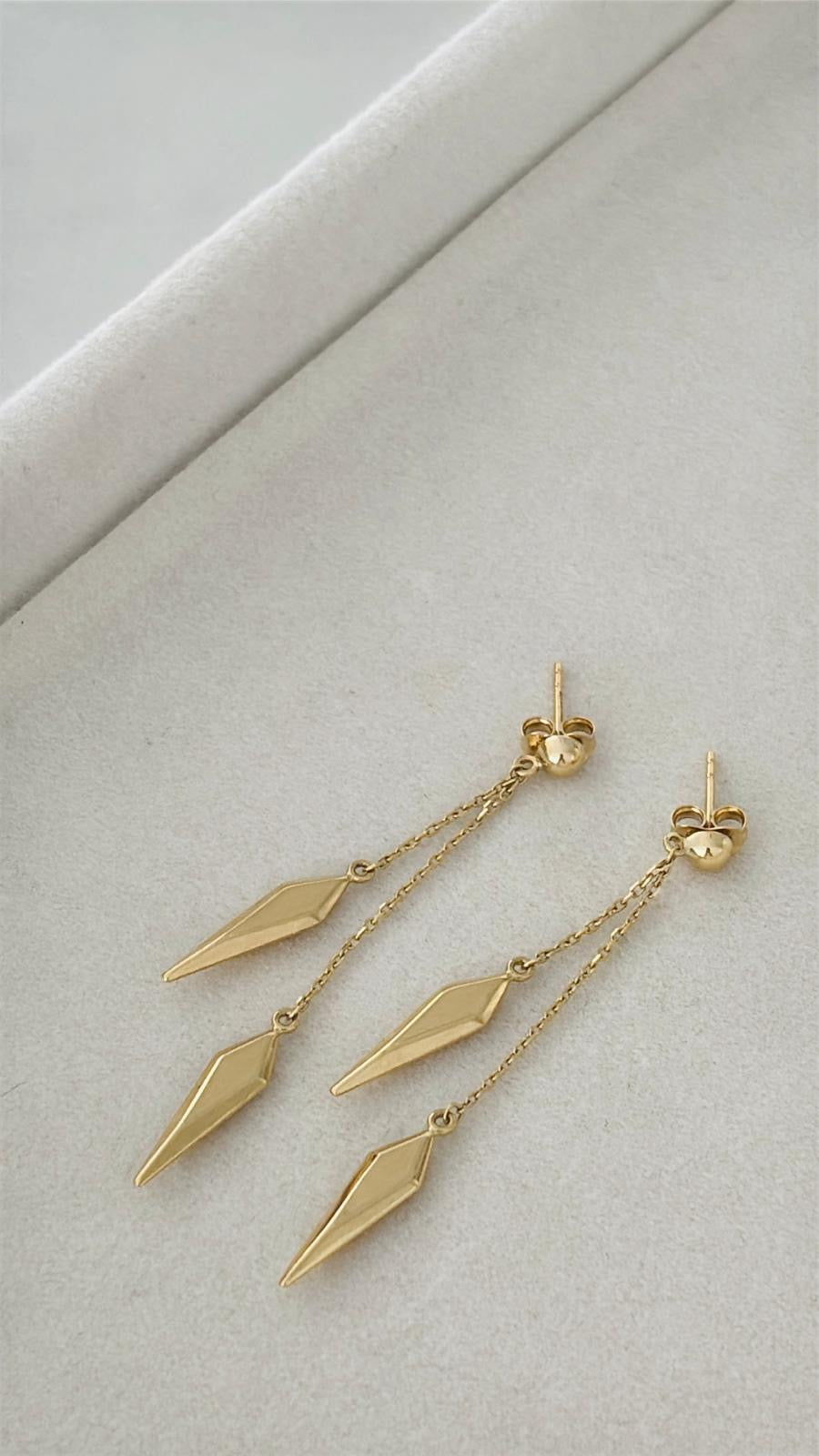 Aretes en 14k