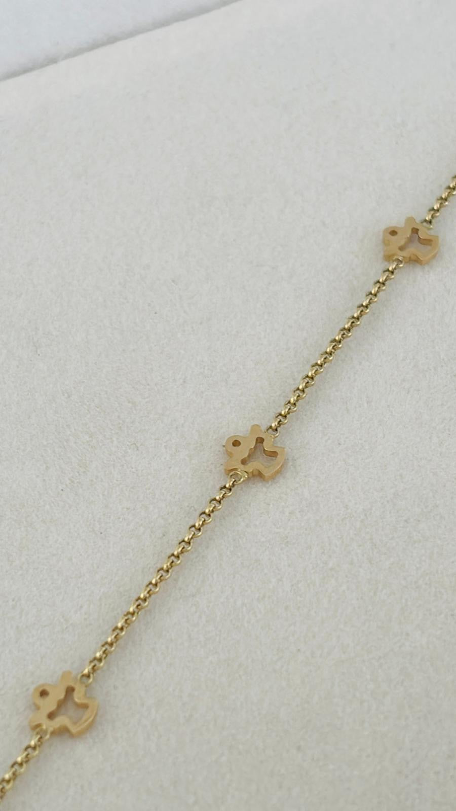 Pulsera para niña 14k