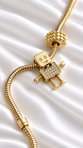 Charm de Robot de 10k – 10k Gold Robot Charm