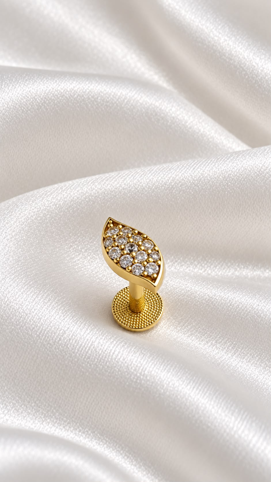 Piercing de Cartílago de 14k – Calibre 16 – 14k Gold 16G Cartilage Stud