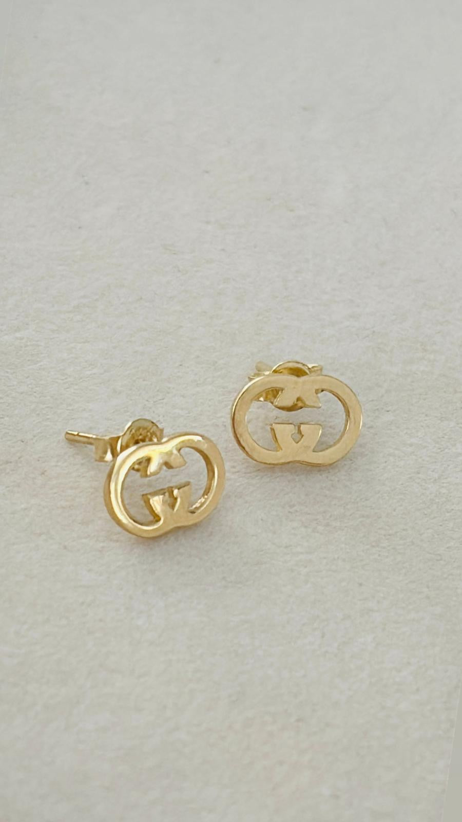 Aretes GG en 14k