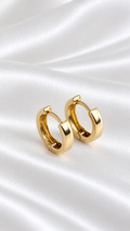 Argollas Huggies Pequeñas de 14k – 14k Gold Small Huggie Earrings