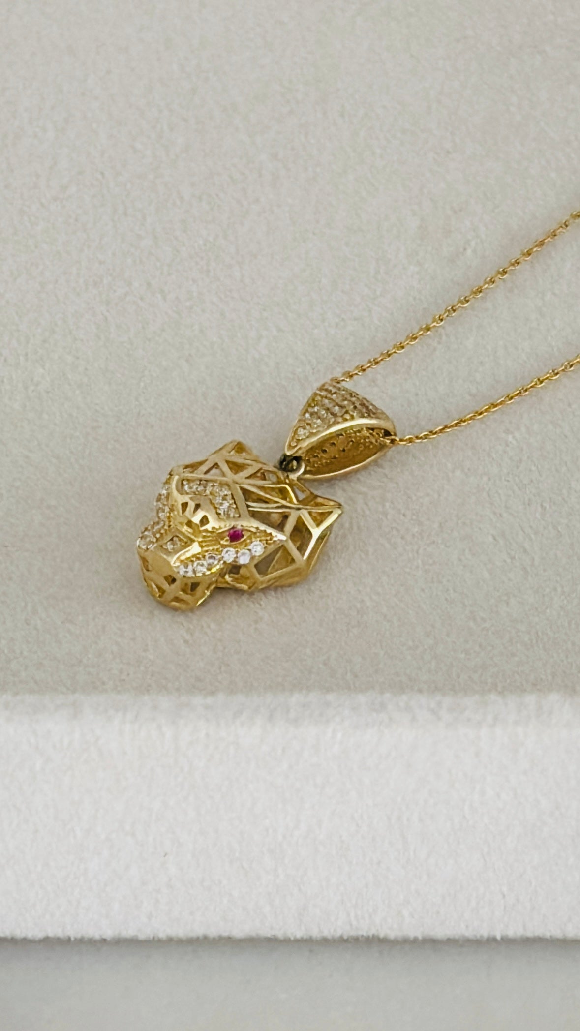 Dije de pantera carti 14k