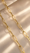 Cadena Paper clip 14k