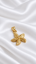 Dije de Estrella de Mar de 14k – 14k Gold Starfish Pendant