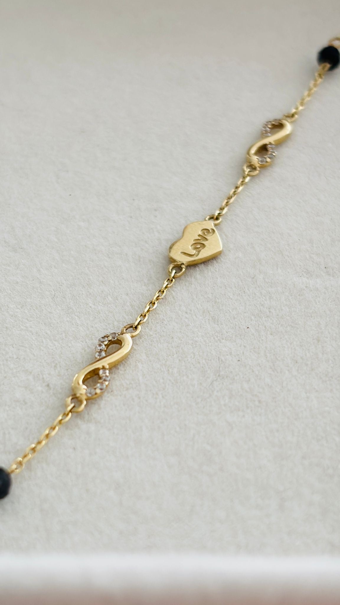Pulsera combinada 10k
