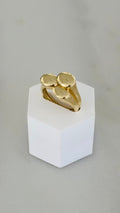 Anillo con volumen 10k
