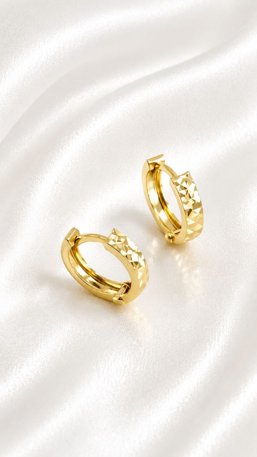 Argollas de 10k – 10k Gold Hoop Earrings