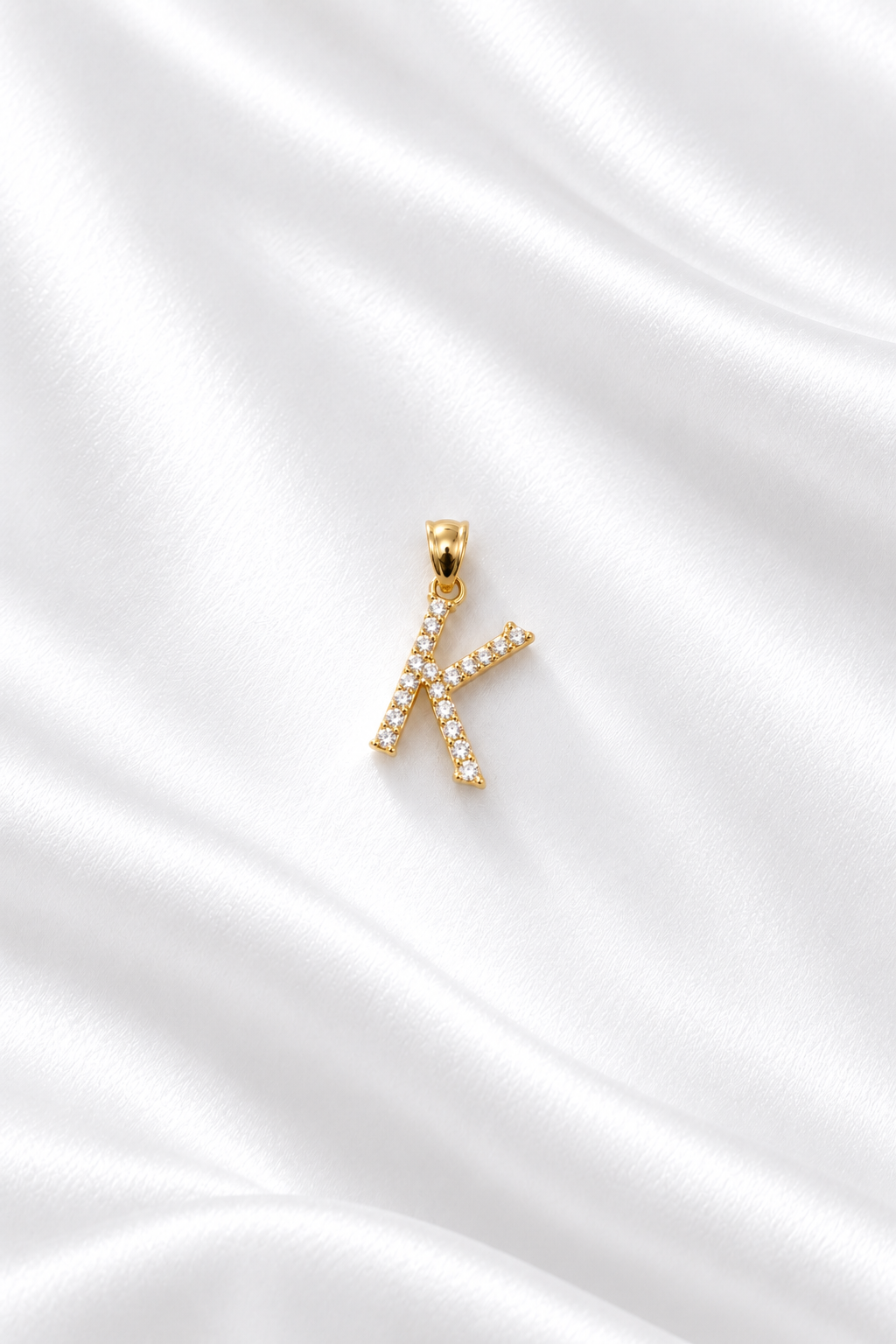 Dije Inicial Letra K de 10k – 10k Gold Initial K Pendant