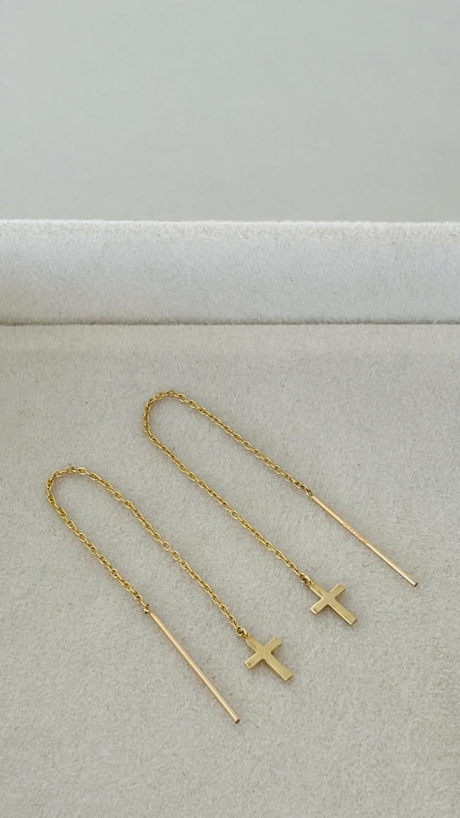 Aretes voladores cruz