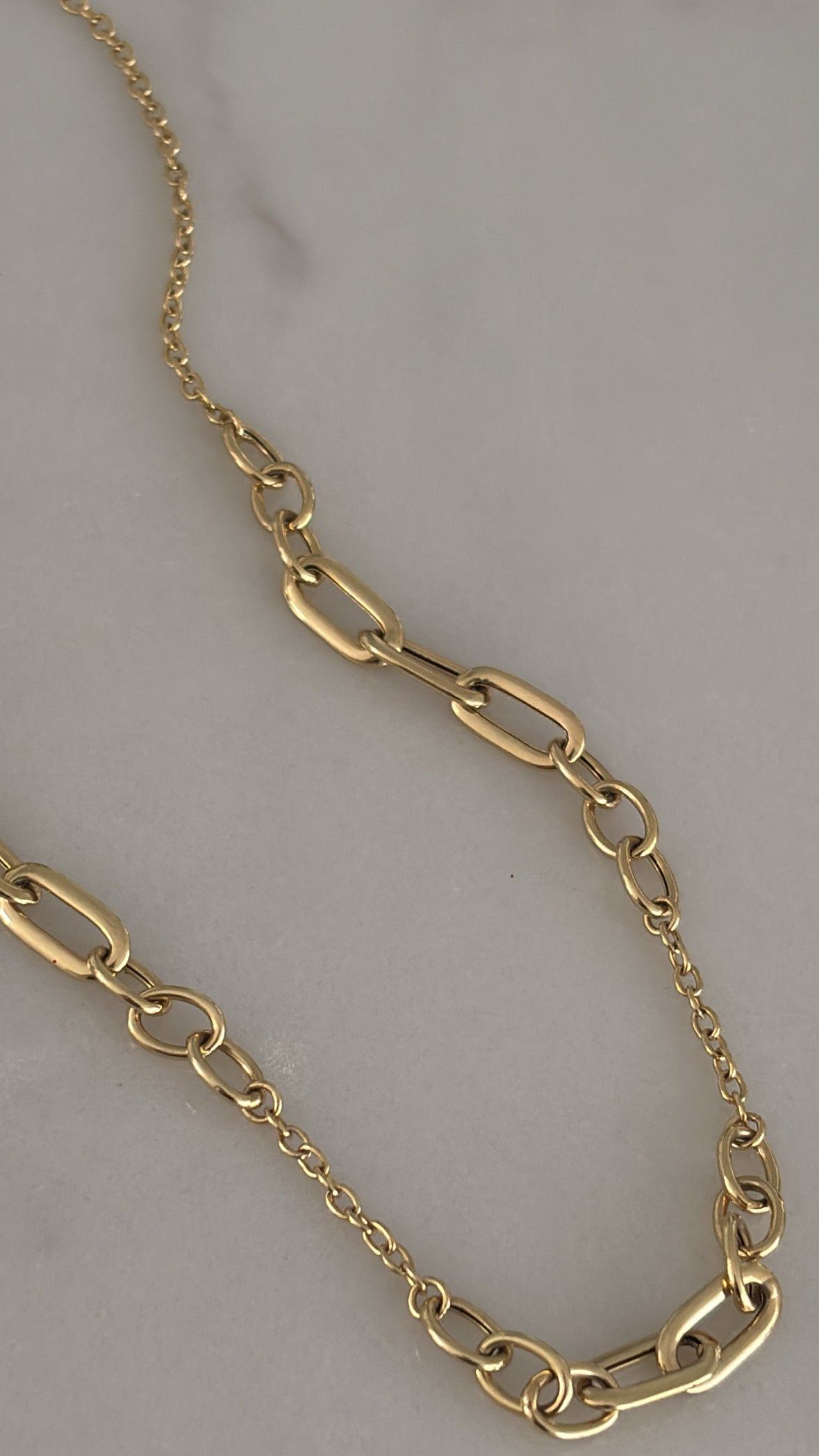 Cadena tipo gargantilla 14k