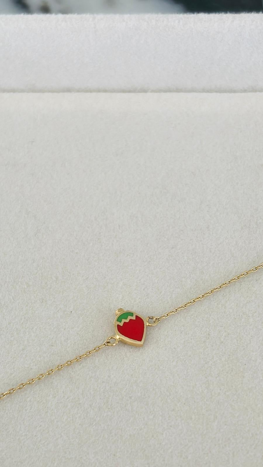 Pulsera para niña 14k