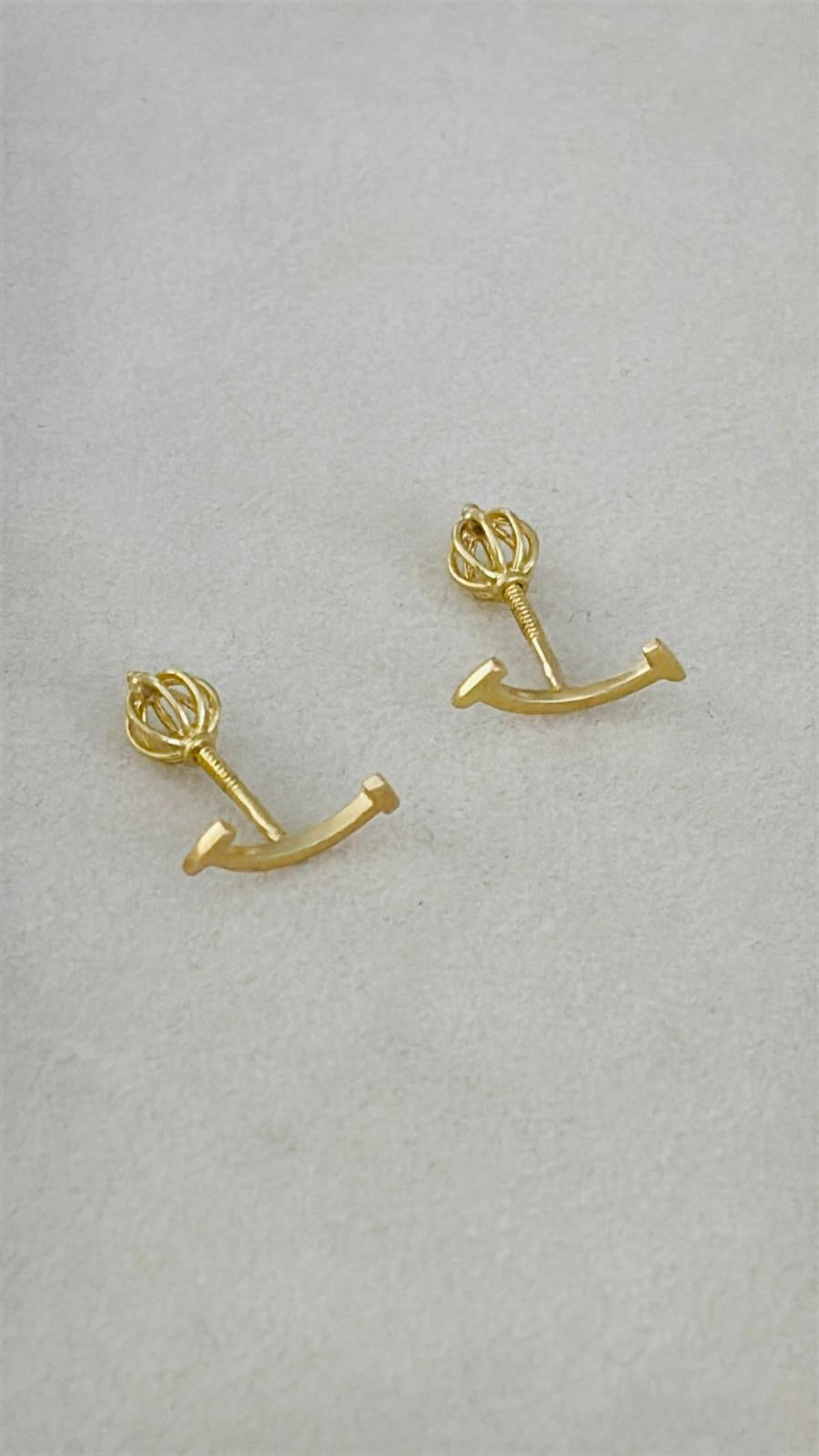 Aretes 14k