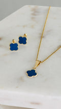 Set de dije y aretes 14k