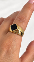 Anillo de Plata con Ónix