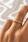Anillo Churumbela de 10k – 10k Gold Eternity Band Ring