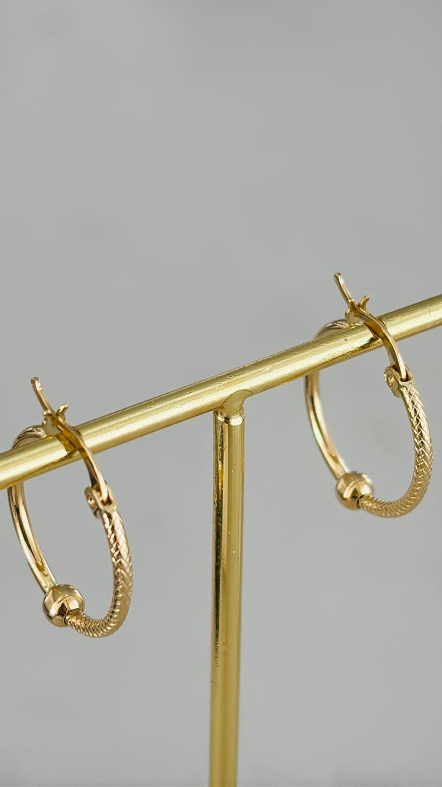 Argollas 14k