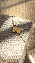 Pulsera 14k mariposa
