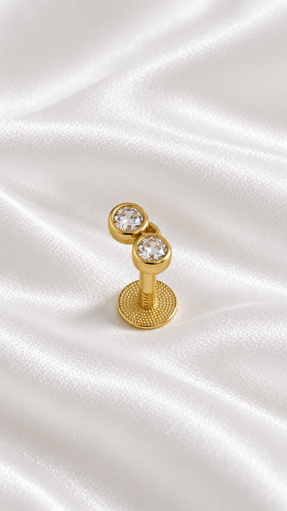 Piercing de Cartílago de 14k – Calibre 16 – 14k Gold 16G Cartilage Stud
