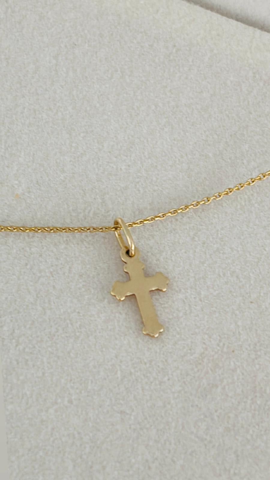 Dije de Cruz 14k
