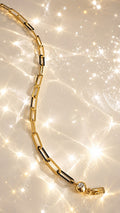 Pulsera Paper Clip 14k