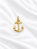 Dije de Ancla de 14k – 14k Gold Anchor Pendant