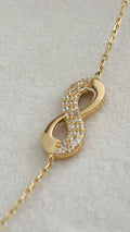 Pulsera de infinito 14k