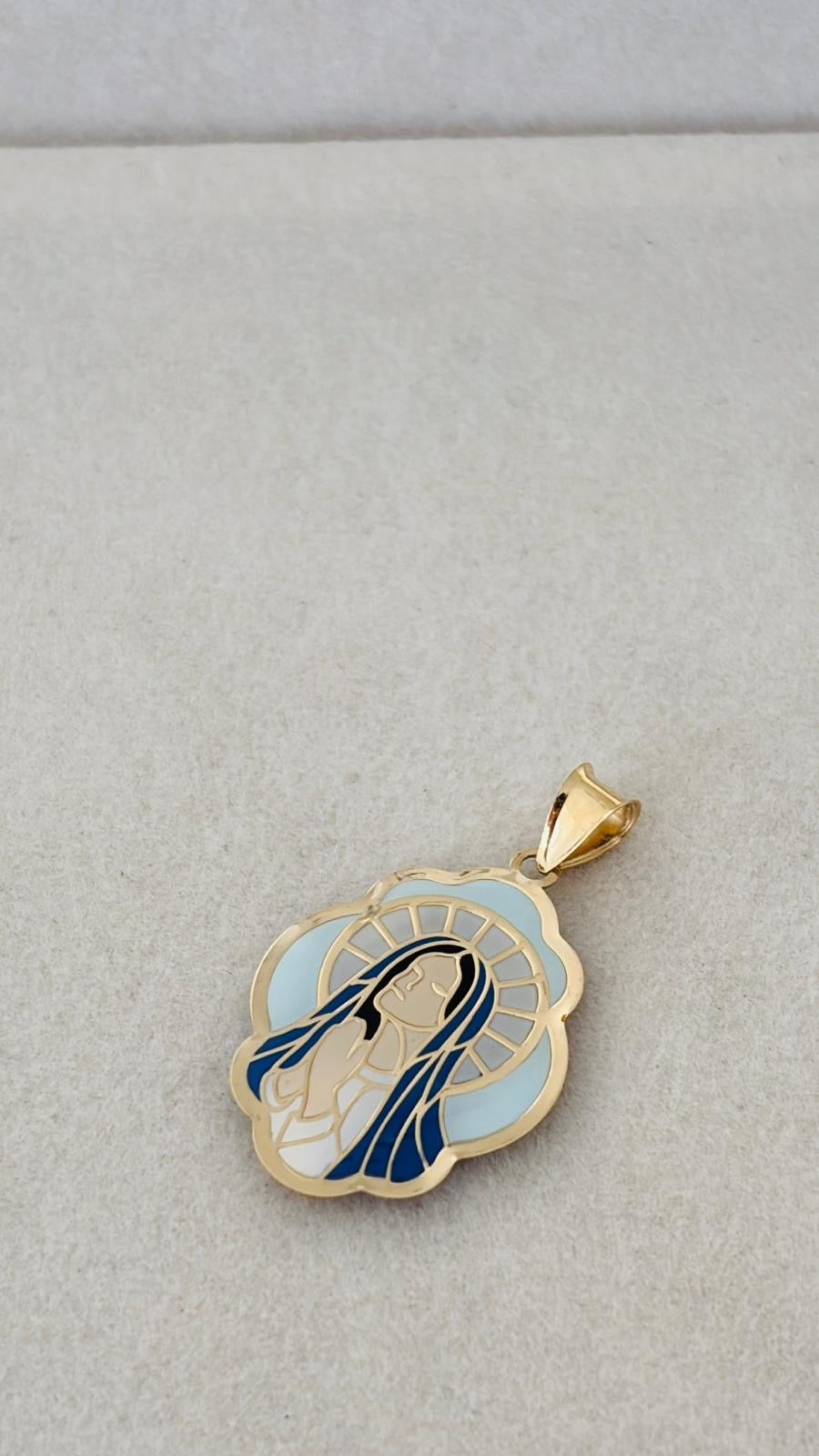 Dije Virgen Maria 14k