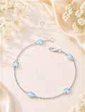 Pulsera de Plata con Topacio