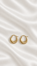 Argollas de 10k – 10k Gold Hoop Earrings