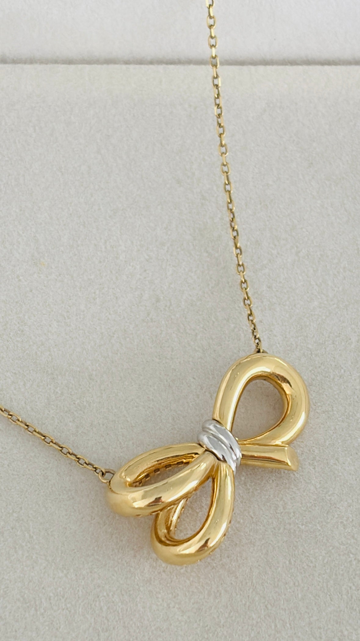 Cadena Lazo 14k