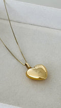 Dije corazón inflado 14k