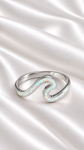 Anillo con ópalo de plata 925